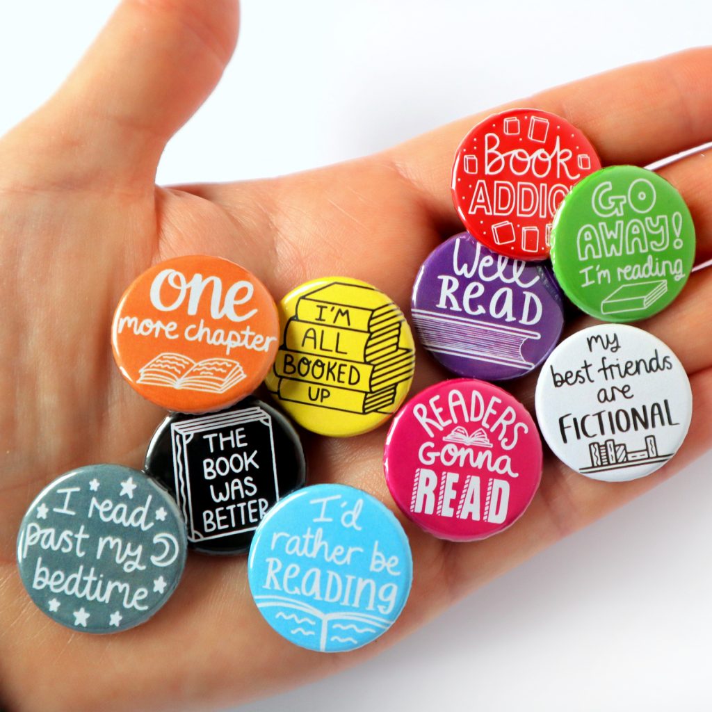 Funny Book Badges By Gifting Moon JPEG