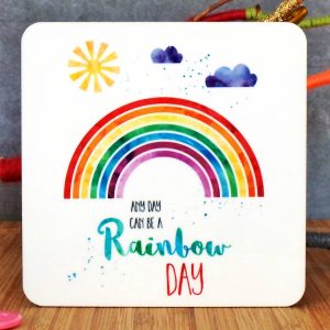 Rainbow Day Coaster at Gifting Moon