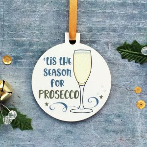 Tis The Season For Prosecco Ornament 2