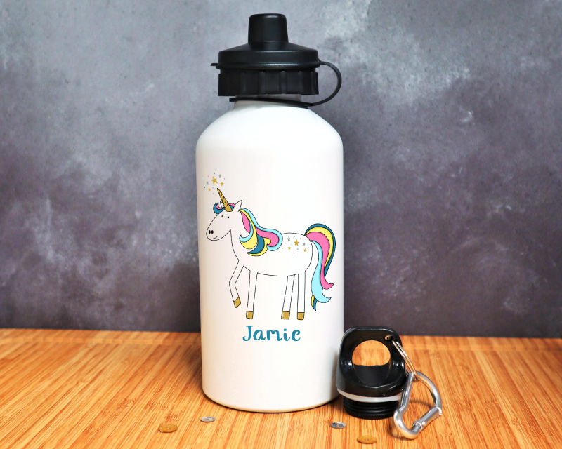 Unicorn Personalised Water Bottle Gifting Moon
